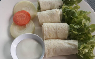 สลัดโรลไข่ขาว