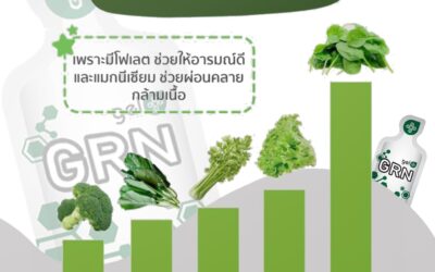 ผักลดเครียดได้